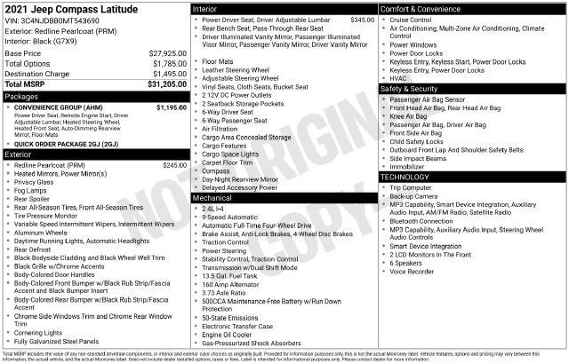 2021 Jeep Compass Latitude