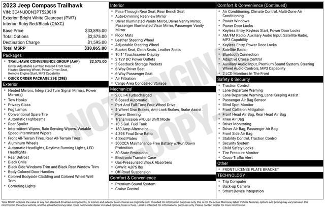 2023 Jeep Compass Trailhawk
