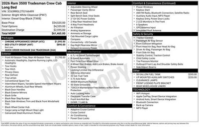 2026 RAM 3500 Tradesman