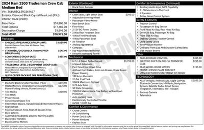 2024 RAM 2500 Tradesman
