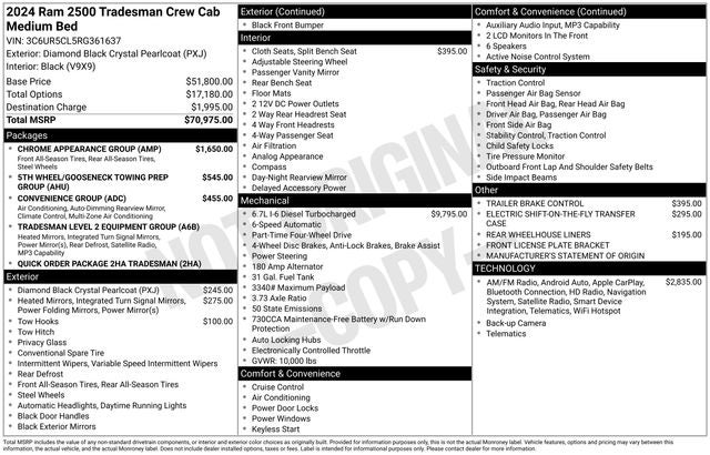 2024 RAM 2500 Tradesman