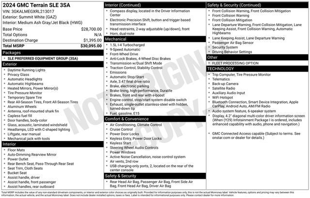 2024 GMC Terrain SLE