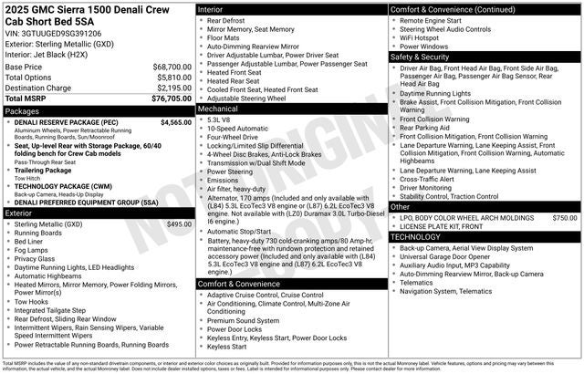 2025 GMC Sierra 1500 Denali
