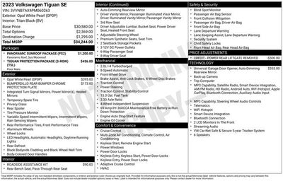 2023 Volkswagen Tiguan 2.0T SE