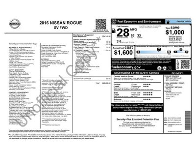 2016 Nissan Rogue SV