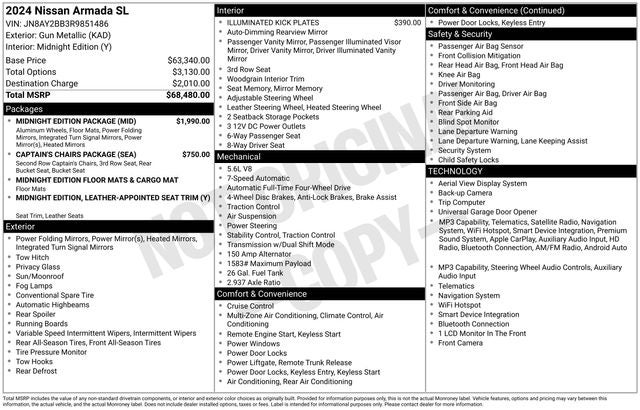 2024 Nissan Armada SL