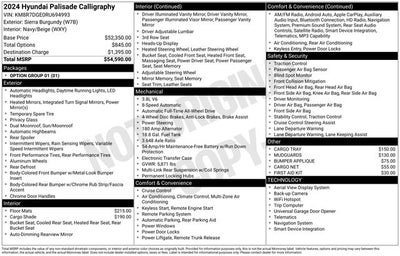 2024 Hyundai Palisade Calligraphy