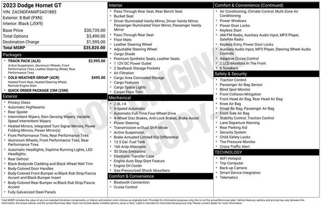 2023 Dodge Hornet GT