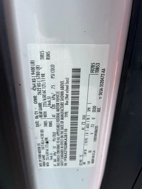 2021 Ford Transit-350 XLT