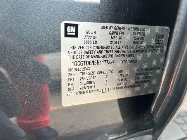 2017 Chevrolet Colorado Z71