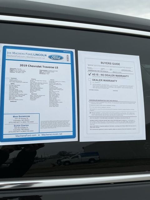 2019 Chevrolet Traverse LS