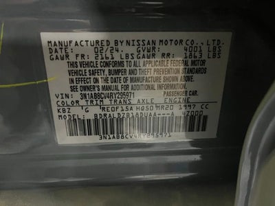 2024 Nissan Sentra SV