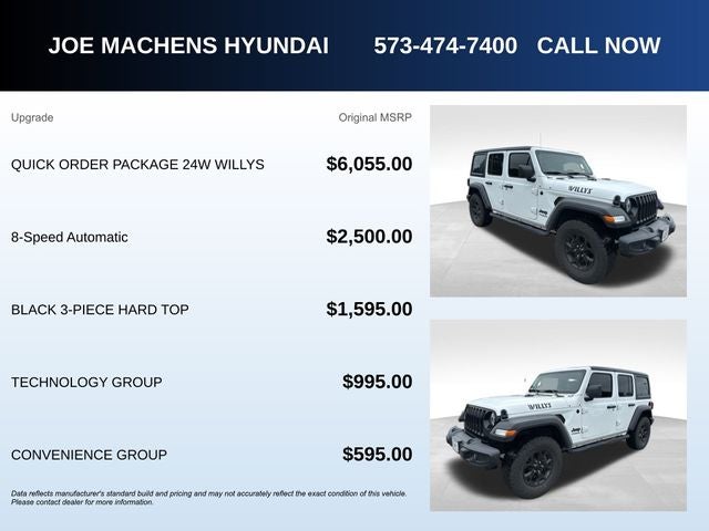 2021 Jeep Wrangler Unlimited Willys