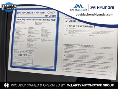 2025 Jeep Grand Cherokee L Limited 4WD