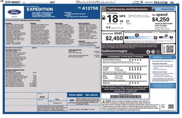2023 Ford Expedition King Ranch 4WD
