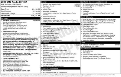 2021 GMC Acadia SLT