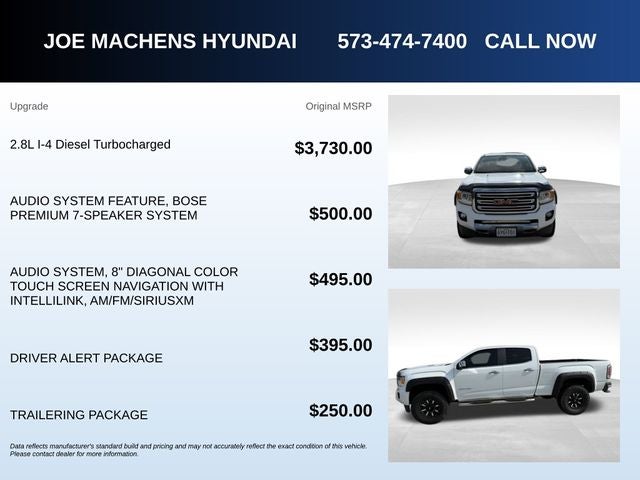 2017 GMC Canyon SLT