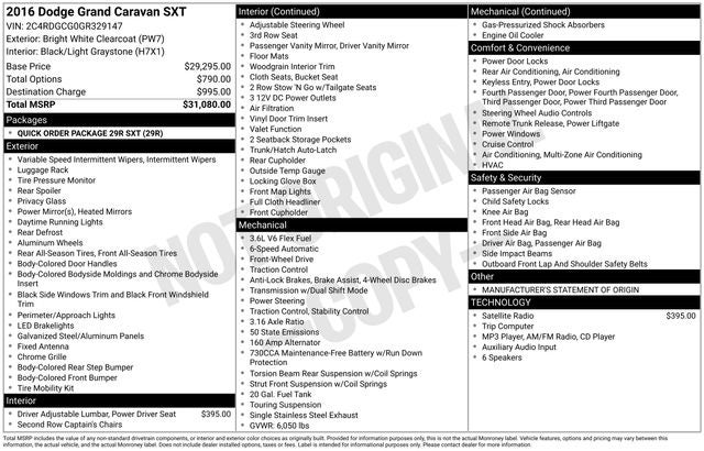 2016 Dodge Grand Caravan SXT BraunAbility