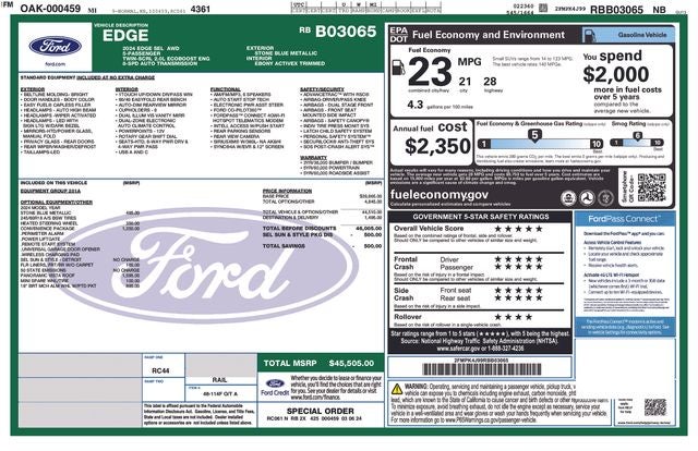 2024 Ford Edge SEL AWD