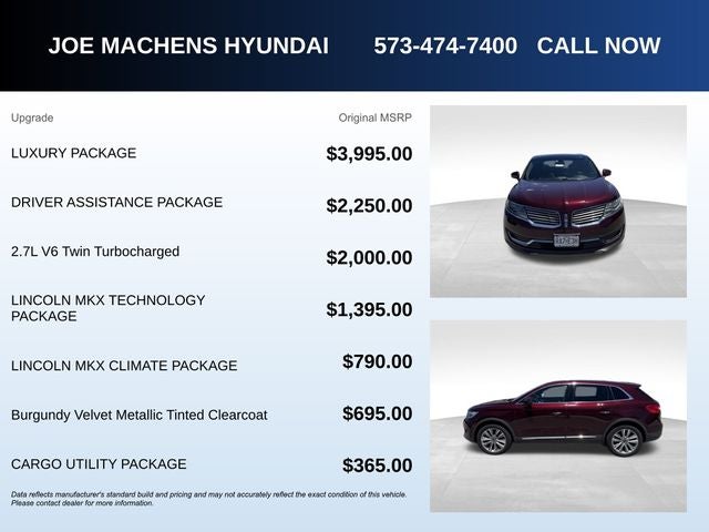 2018 Lincoln MKX Reserve