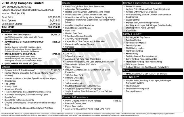 2018 Jeep Compass Limited