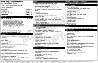 2023 Jeep Compass Limited