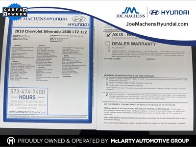 2018 Chevrolet Silverado 1500 LTZ 1LZ