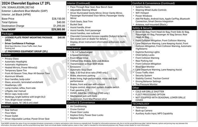 2024 Chevrolet Equinox LT