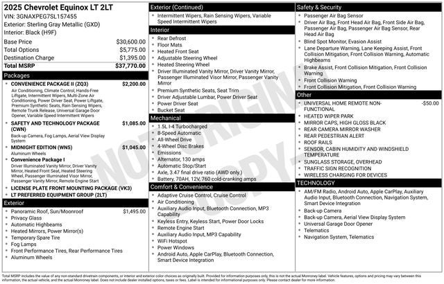 2025 Chevrolet Equinox LT AWD