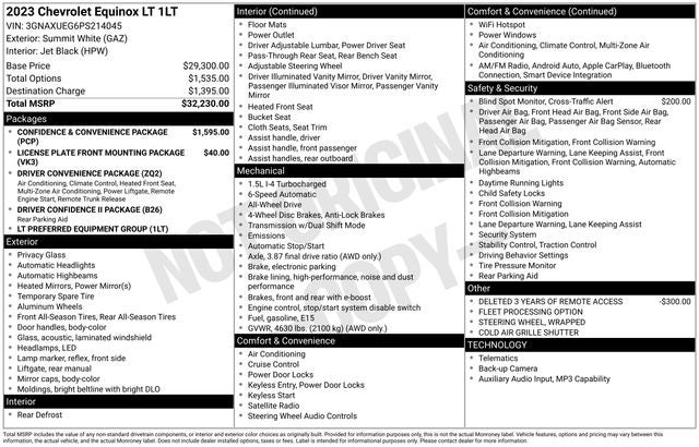 2023 Chevrolet Equinox LT AWD