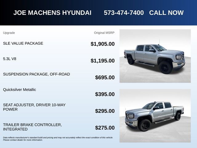 2016 GMC Sierra 1500 SLE