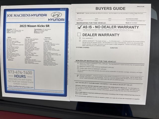 2023 Nissan Kicks SR