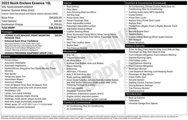 2023 Buick Enclave Essence AWD