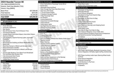 2024 Hyundai Tucson SE FWD
