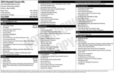 2024 Hyundai Tucson SEL AWD