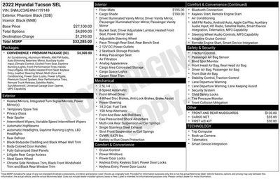 2022 Hyundai Tucson SEL