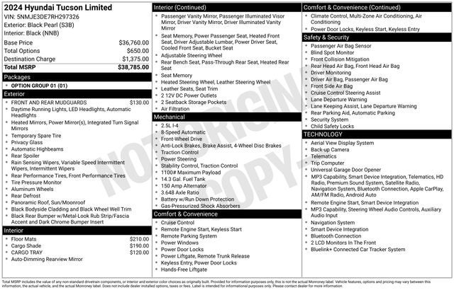 2024 Hyundai Tucson Limited FWD