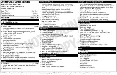 2024 Hyundai Santa Fe Limited AWD