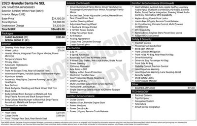2023 Hyundai Santa Fe SEL AWD