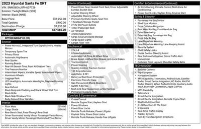 2023 Hyundai Santa Fe XRT AWD