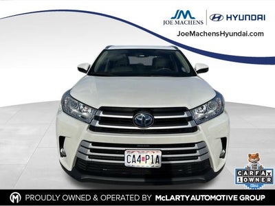 2019 Toyota Highlander Hybrid XLE