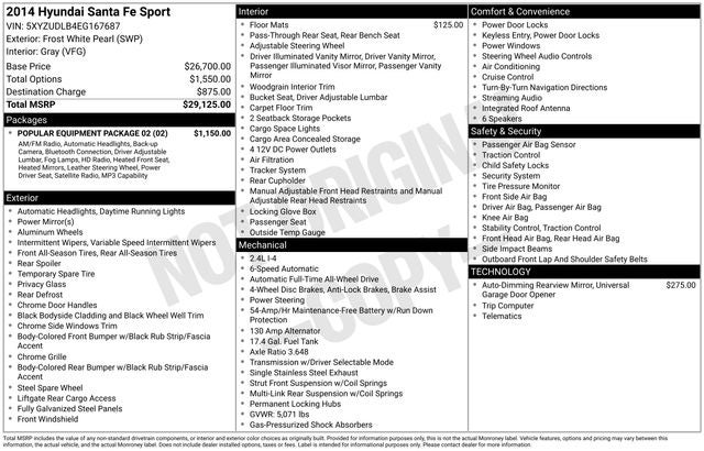 2014 Hyundai Santa Fe Sport Base