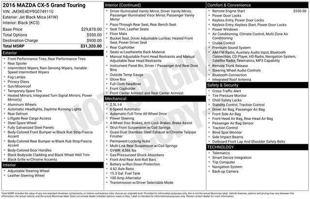 2016 Mazda Mazda CX-5 Grand Touring