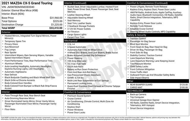 2021 Mazda Mazda CX-5 Grand Touring
