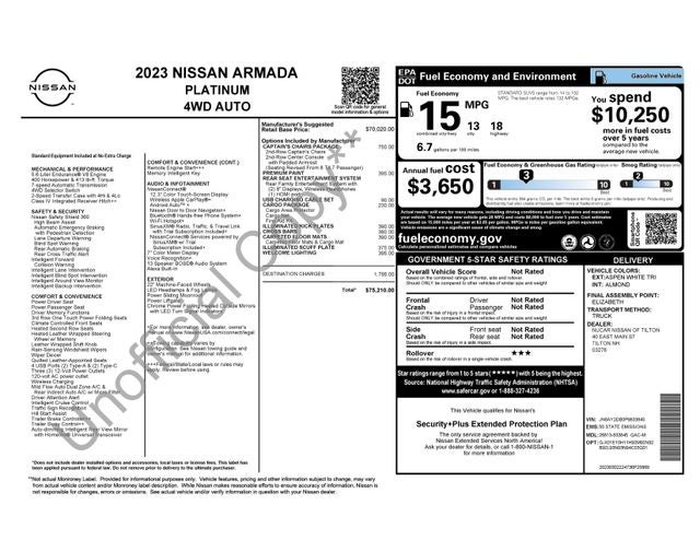 2023 Nissan Armada Platinum