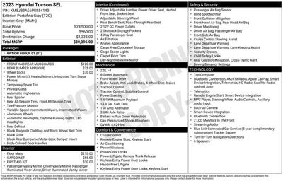 2023 Hyundai Tucson SEL FWD
