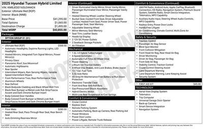 2025 Hyundai Tucson Hybrid Limited