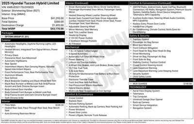 2025 Hyundai Tucson Hybrid Limited