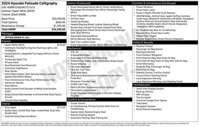 2024 Hyundai Palisade Calligraphy