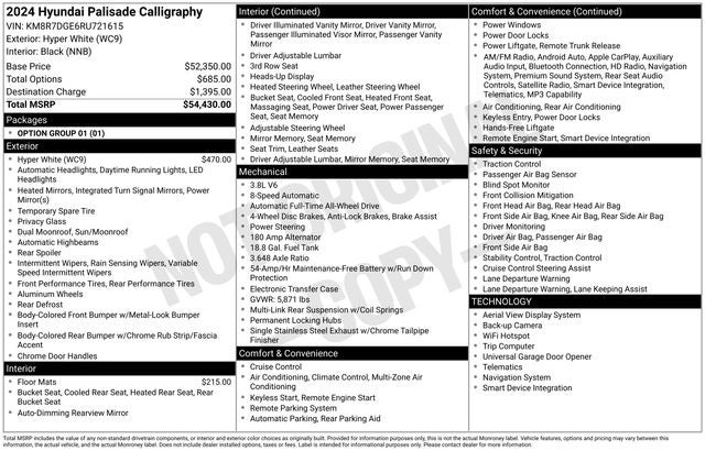 2024 Hyundai Palisade Calligraphy